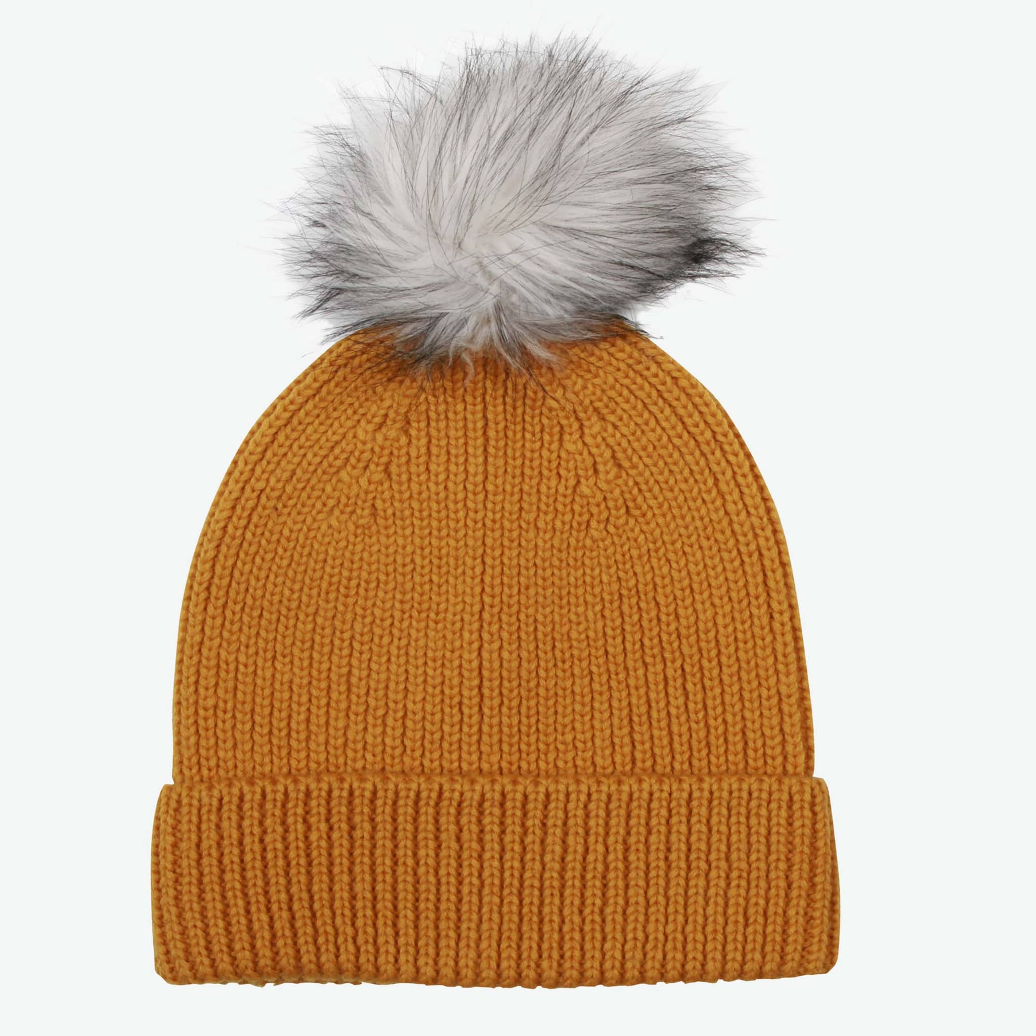 Vigur wool warm hat with pompom